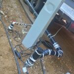 RV drain & water pipes Heat Trace using Canstal's Self regulating heat trace cable with GFI power cord.